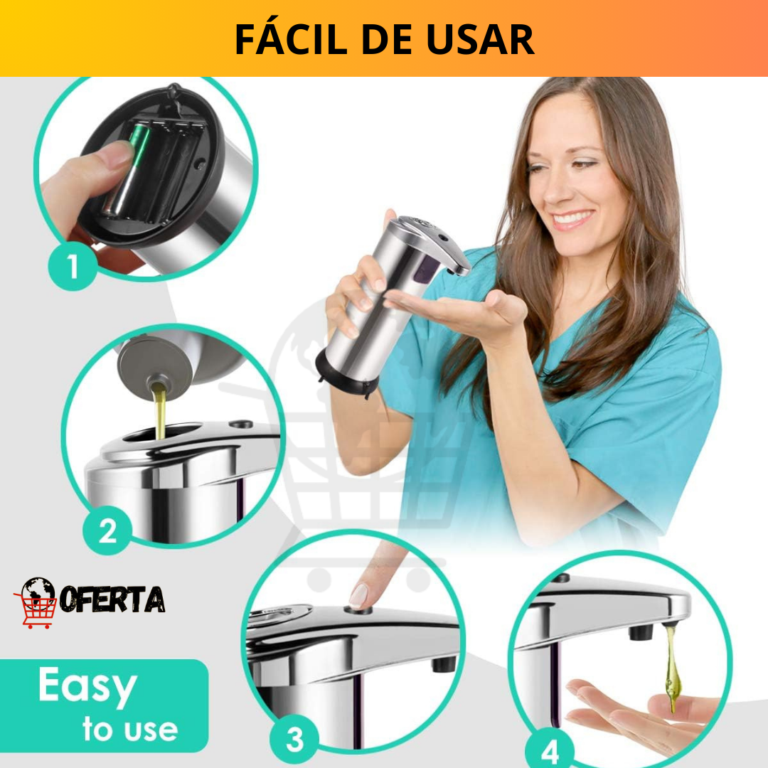 DISPENSADOR DE JABÓN AUTOMÁTICO CON SENSOR- SOAPCARE™